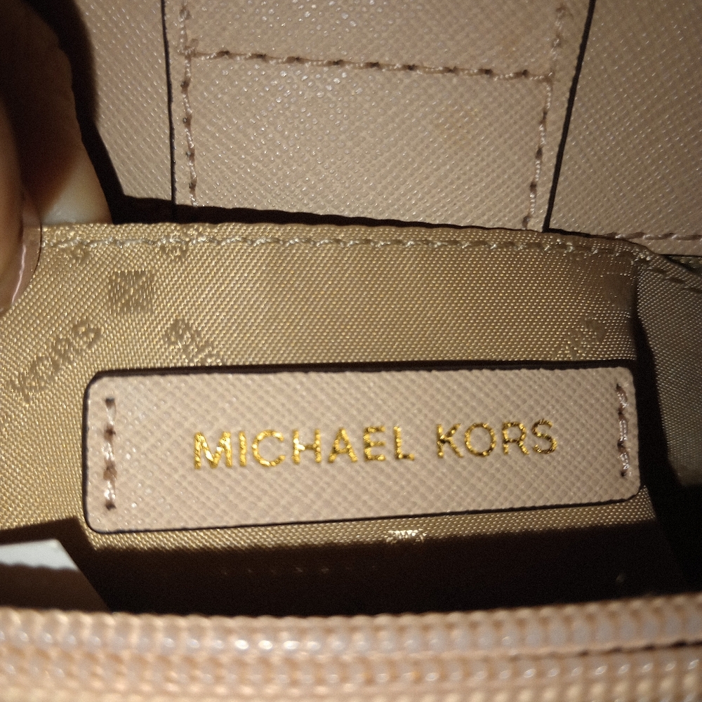 NWT Michael kors Sophia MD NS Leather Tote Color Ballet - Picture 11 of 13